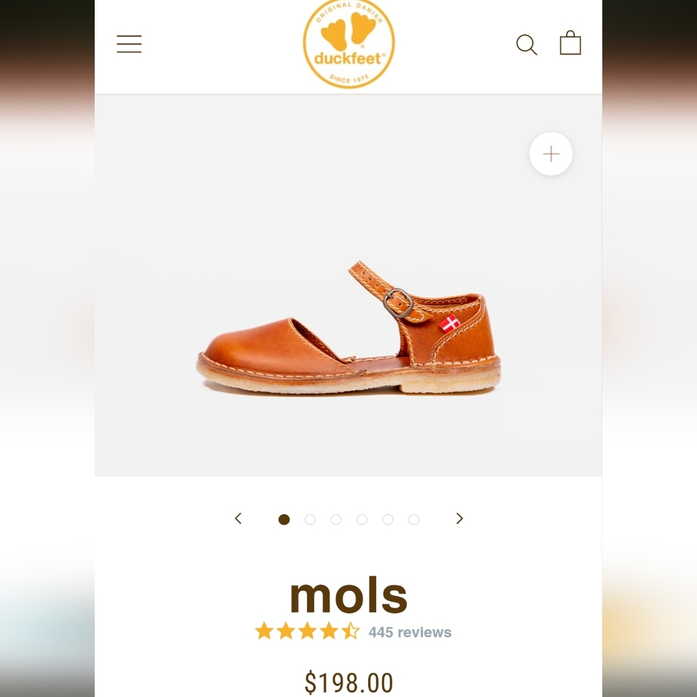 38 Women's Brown Duck Feet Mols